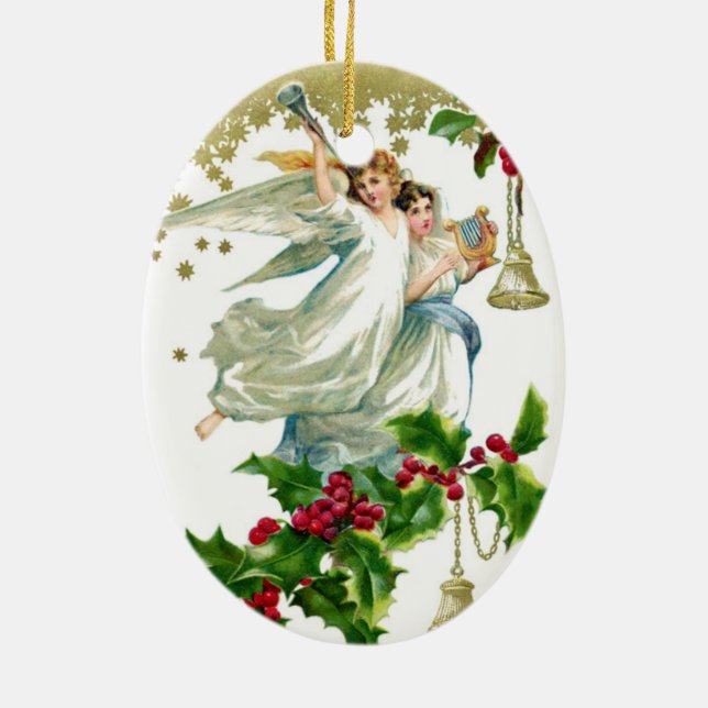 Angel Ceramic Ornament (Back)