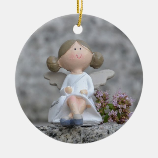 Angel Ceramic Ornament (Front)