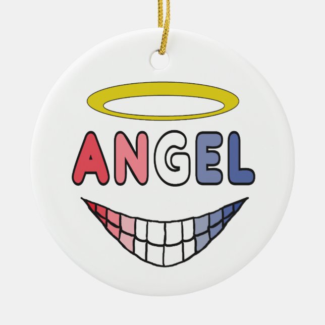 Angel Ceramic Ornament (Front)