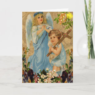 Angel Children Easter Card