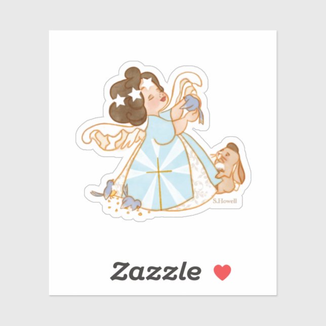Angel Christian Sticker (Sheet)
