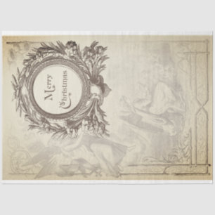 Angel Christmas Furniture Decoupage Paper