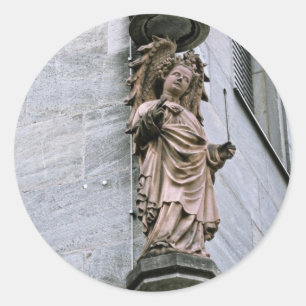 Angel Classic Round Sticker