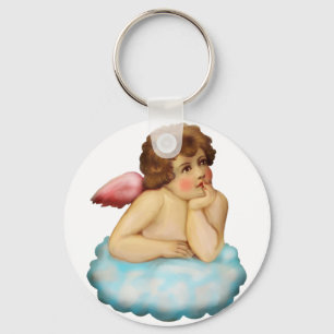 Angel Cloud Cupid Keychain