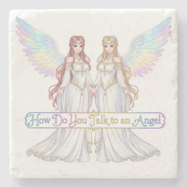 Angel Collection Stone Coaster (Front)
