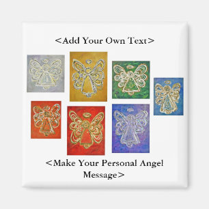 Angel Colour Series Magnet Customized Text Options