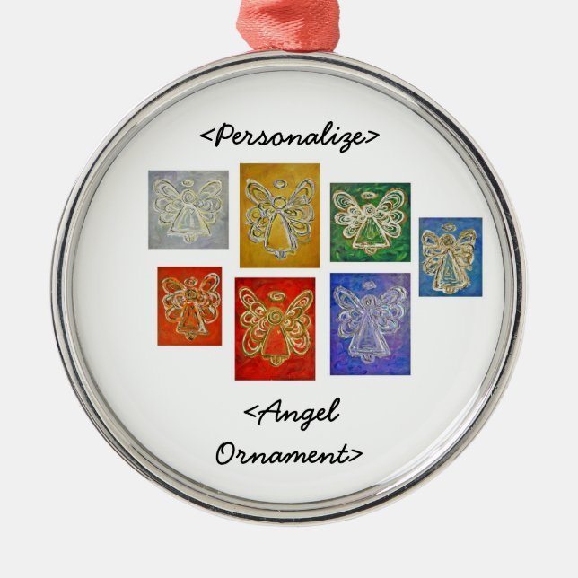 Angel Colour Series Ornament Customized Greeting (Front)