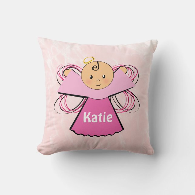 Angel Coussin rose (Recto)