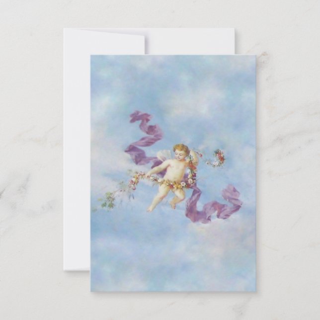 Angel dans le Ciel ~ Invitations (Devant)