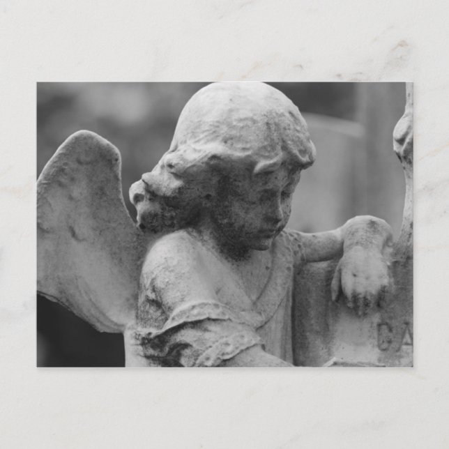 Angel dans le cimetière Carte postale (Devant)