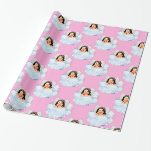 Angel dans les nuages 6-Lt CADEAU rose PAPIER