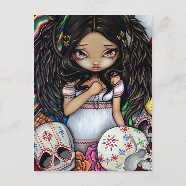 "Angel de los Muertos" Postcard (Front)