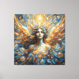 Angel de ma toile étirée Impression