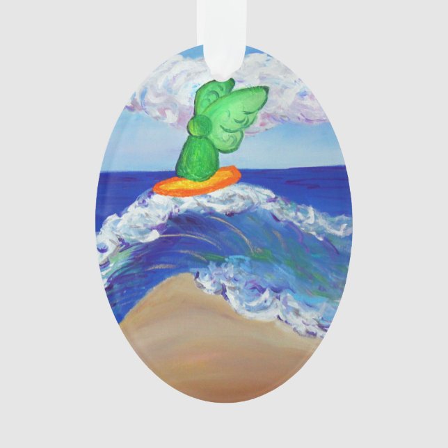 Angel de surf Raphael équitation Guérison Ornament (devant)