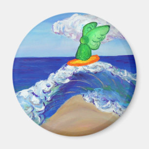 Angel de surf Raphael Magnet