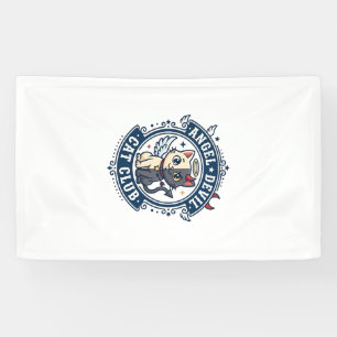 Angel Devil Cat Cat Mom Gift Idea - Angel Devil Ca Banner