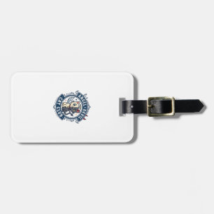Angel Devil Cat Cat Mom Gift Idea - Angel Devil Ca Luggage Tag