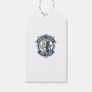 Angel Devil Cat Cat Mom Gift Idea - Angel Devil Ca Tags