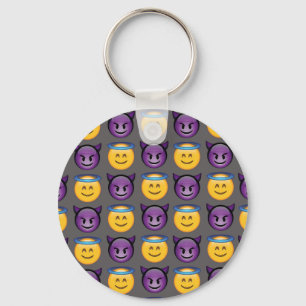 Angel & Devil Emojis Keychain