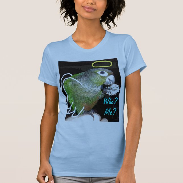 Angel / Devil Green cheeked T-shirt (Front)