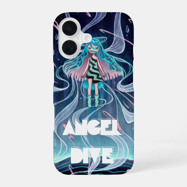 Angel Dive iPhone 16 Case (Back)