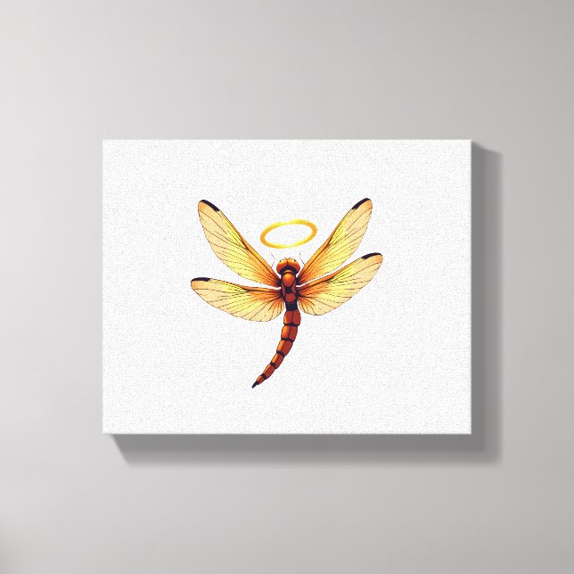 Angel Dragonfly Canvas Print (Front)