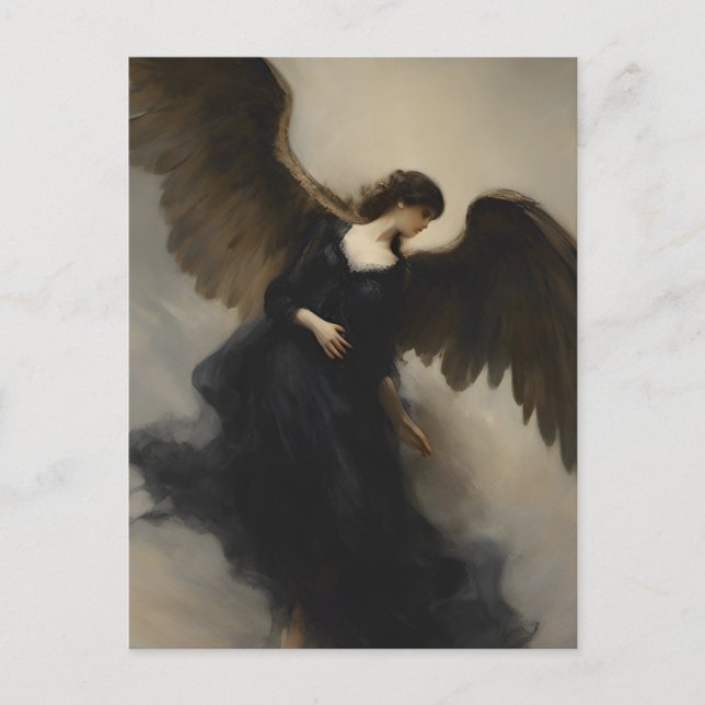 Angel Dressed in Black Postcard (Front)