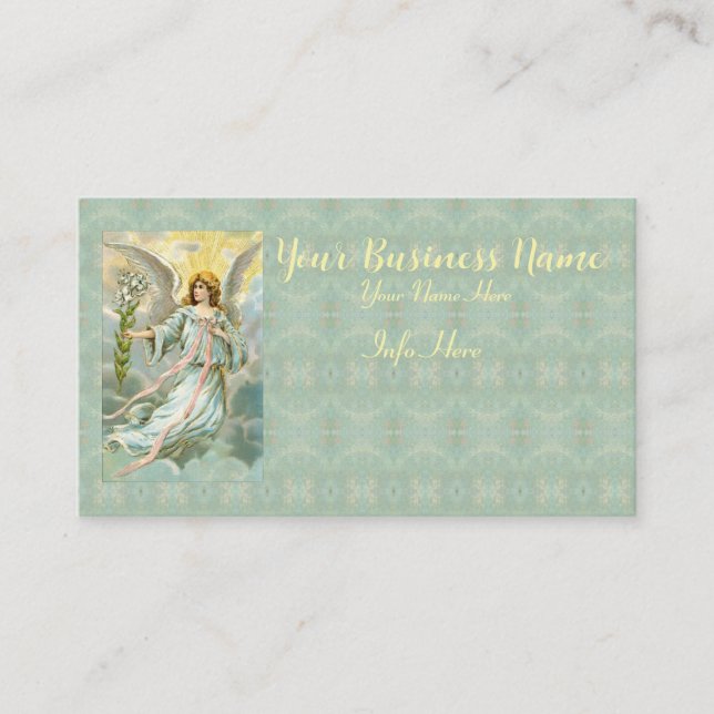 Angel en Carte de visite bleu (Devant)