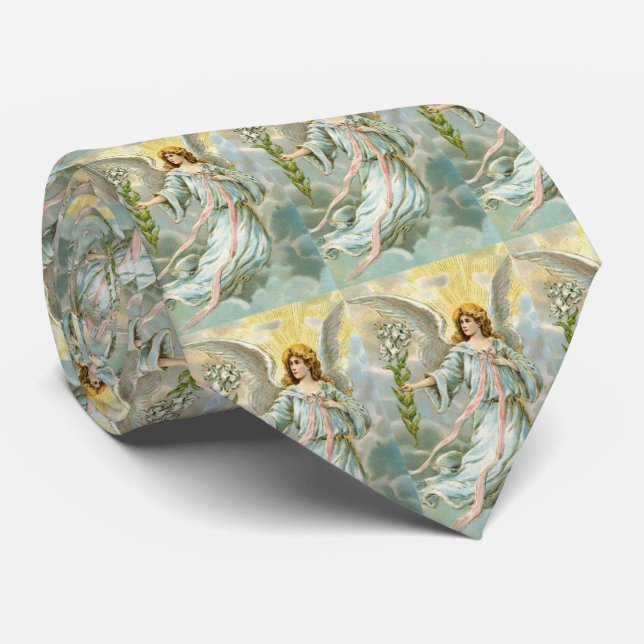 Angel En Cravate Bleue (Roulé)