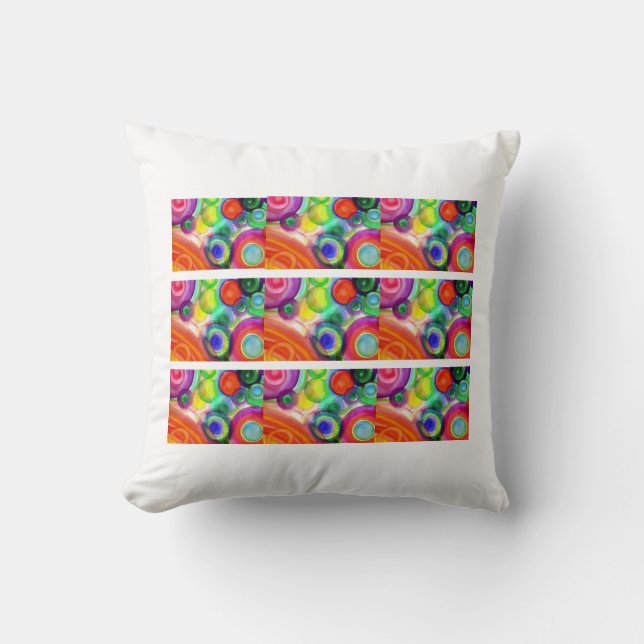 Angel Energy Throw Pillow (Front)