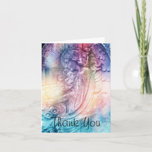 Angel Engraving Thank You Card