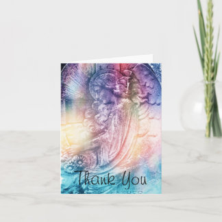 Angel Engraving Thank You Card