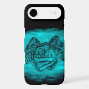 Angel Eros en amour dans le design noir et vert