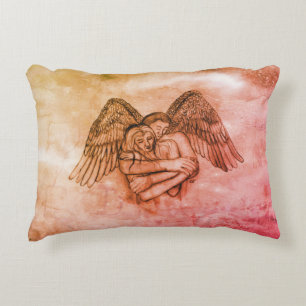 Angel Eros in Love Accent Pillow