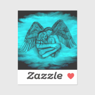 Angel Eros in Love , black and green design