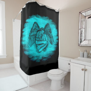 Angel Eros in Love , black and green design