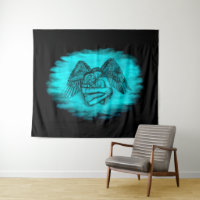 Angel Eros in Love , black and green design