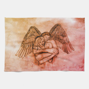 Angel Eros in Love , I Love You Kitchen Towel