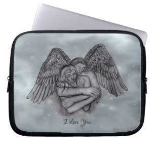 Angel Eros in Love , I Love You Laptop Sleeve