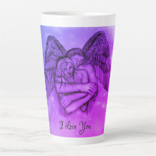 Angel Eros in Love , I Love You Latte Mug