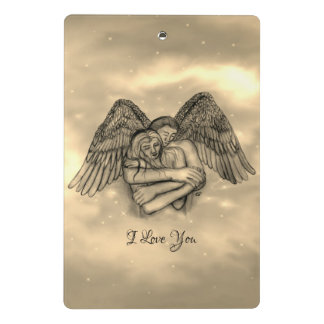 Angel Eros in Love , I Love You Mini Clipboard
