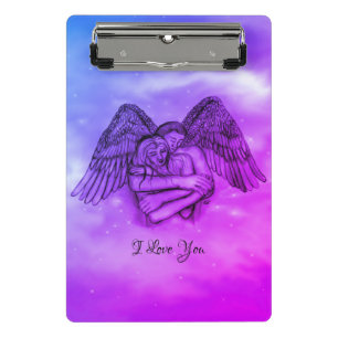 Angel Eros in Love , I Love You Mini Clipboard