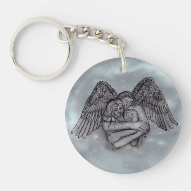 Angel Eros in Love Keychain (Front)