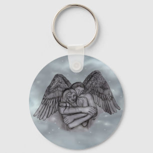 Angel Eros in Love Keychain