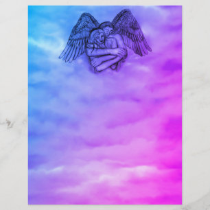 Angel Eros in Love Letterhead