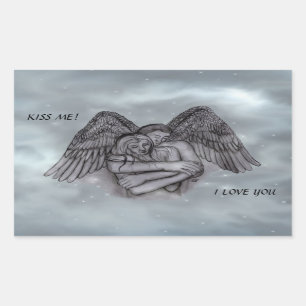 Angel Eros in Love Sticker