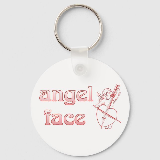 Angel face keychain (Front)
