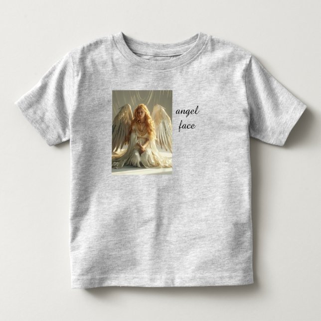  angel face toddler t-shirt (Front)