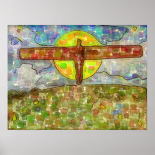 angel (faded colours) poster