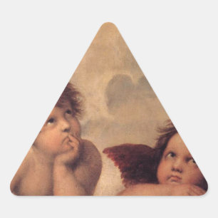 Angel Faith Raphael Faith Blessing Cute Triangle Sticker